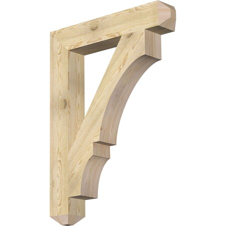Ekena Millwork Balboa Craftsman Rough Sawn Bracket, Douglas Fir, 6"W x 36"D x 48"H BKT06X36X48BOA04RDF